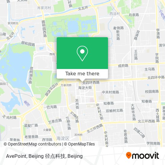 AvePoint, Beijing 径点科技 map