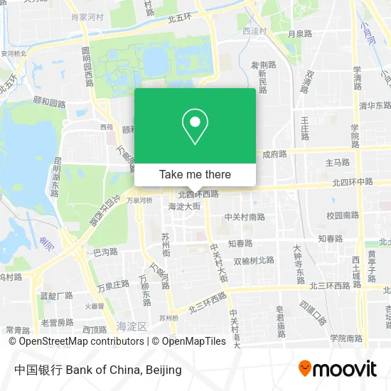 中国银行 Bank of China map