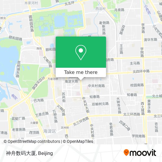神舟数码大厦 map