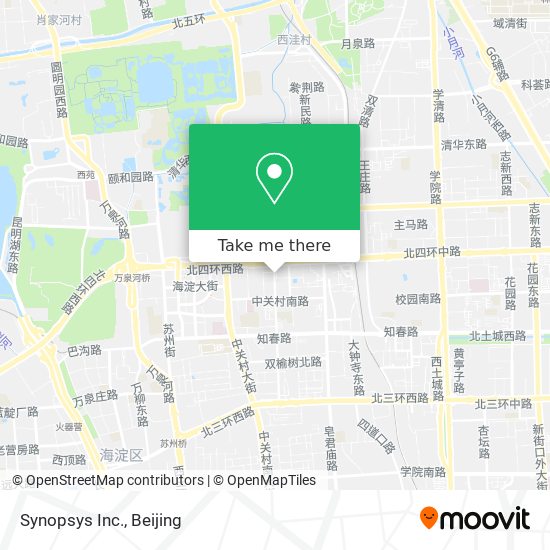 Synopsys Inc. map