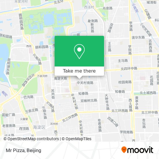 Mr Pizza map
