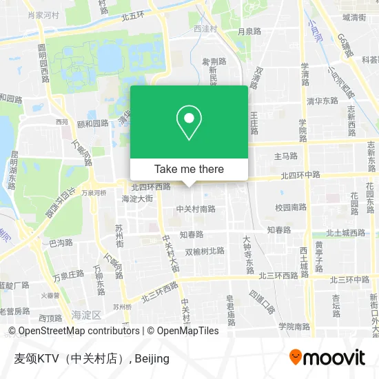 麦颂KTV（中关村店） map