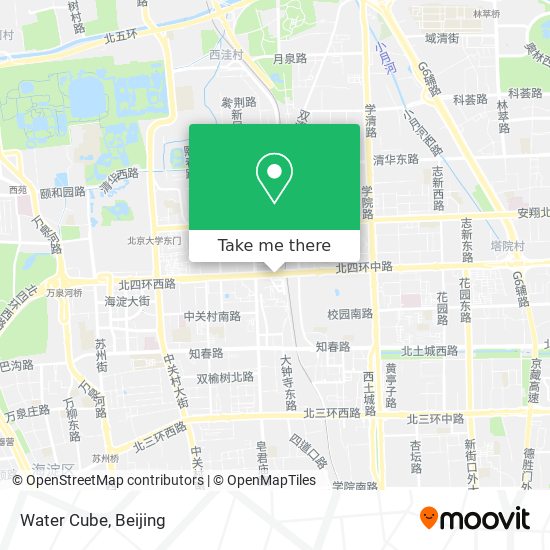 Water Cube map