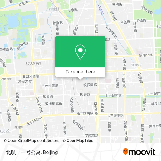 北航十一号公寓 map