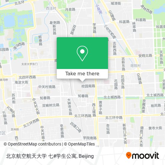 北京航空航天大学 七#学生公寓 map