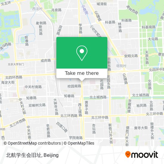 北航学生会旧址 map