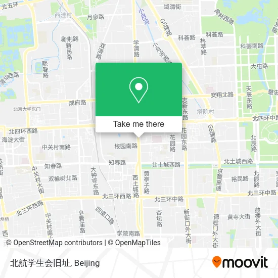 北航学生会旧址 map