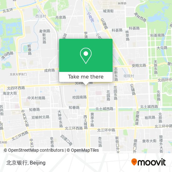 北京银行 map