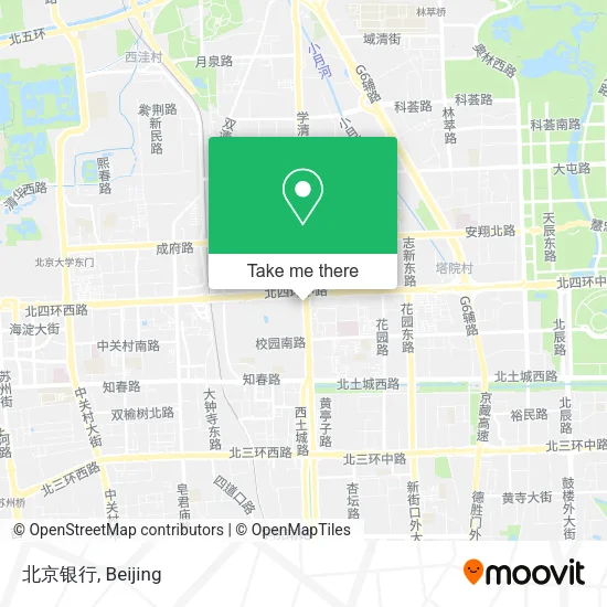 北京银行 map