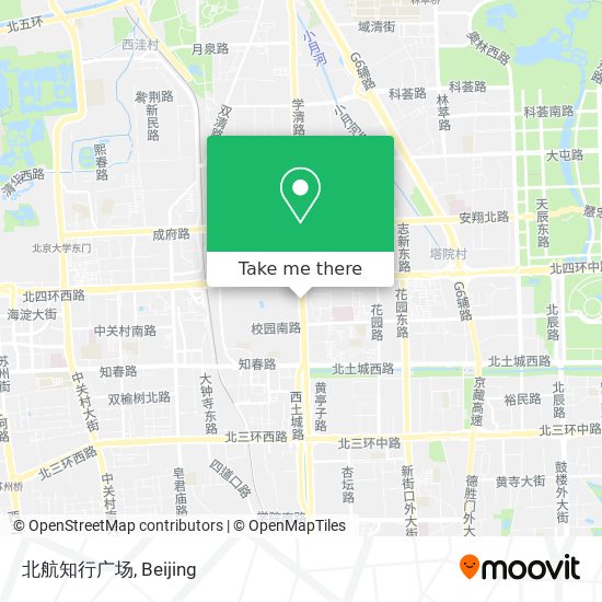北航知行广场 map