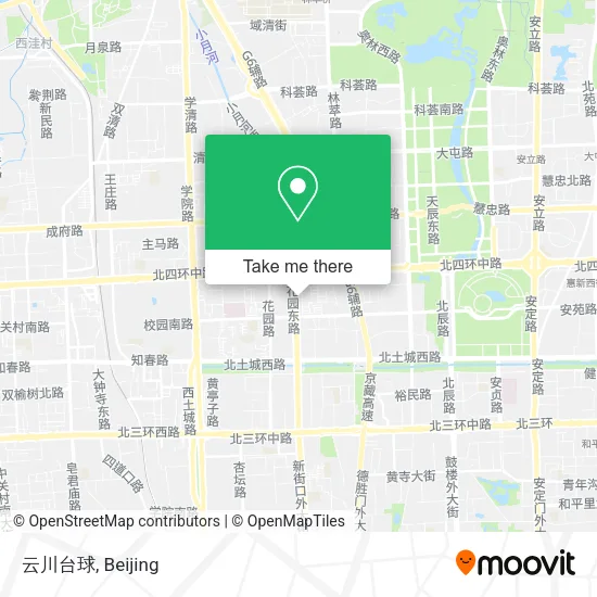 云川台球 map