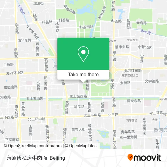 康师傅私房牛肉面 map