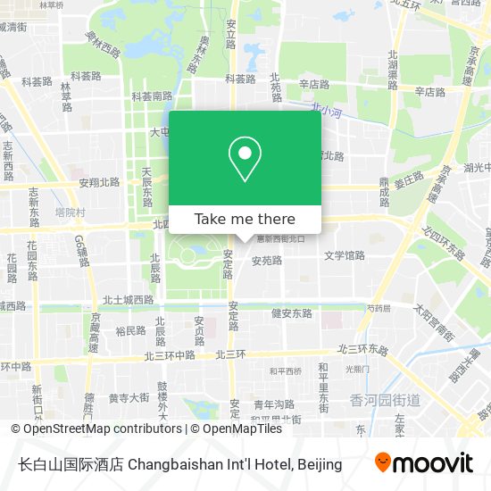 长白山国际酒店 Changbaishan Int'l Hotel map