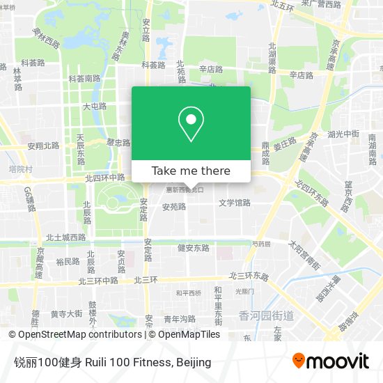 锐丽100健身 Ruili 100 Fitness map