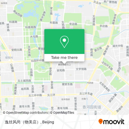 逸丝风尚（物美店） map