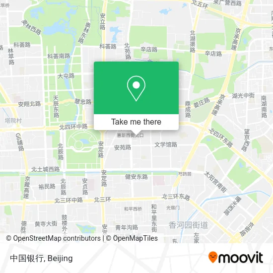 中国银行 map