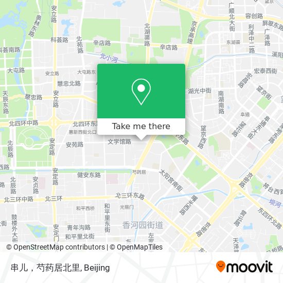 串儿，芍药居北里 map