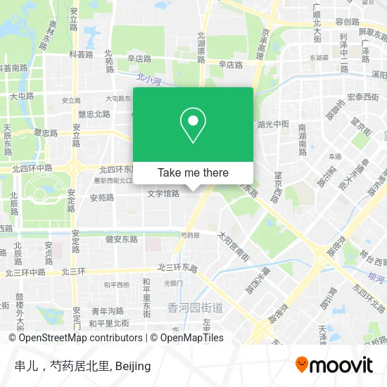 串儿，芍药居北里 map