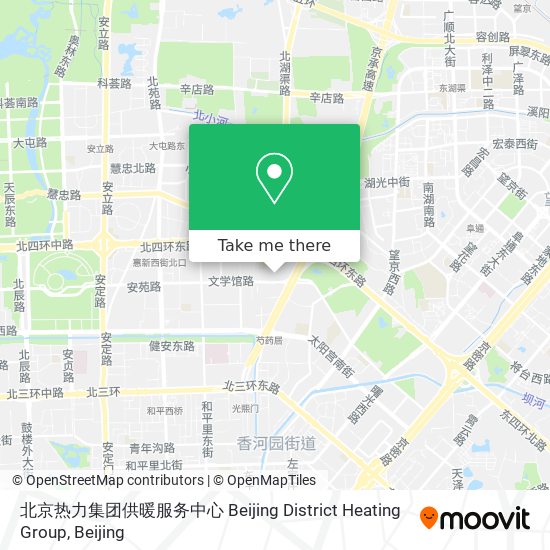 北京热力集团供暖服务中心 Beijing District Heating Group map