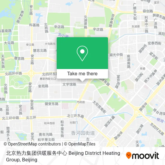 北京热力集团供暖服务中心 Beijing District Heating Group map