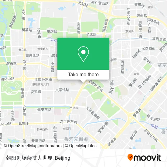 朝阳剧场杂技大世界 map