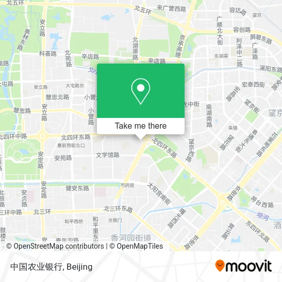 中国农业银行 map