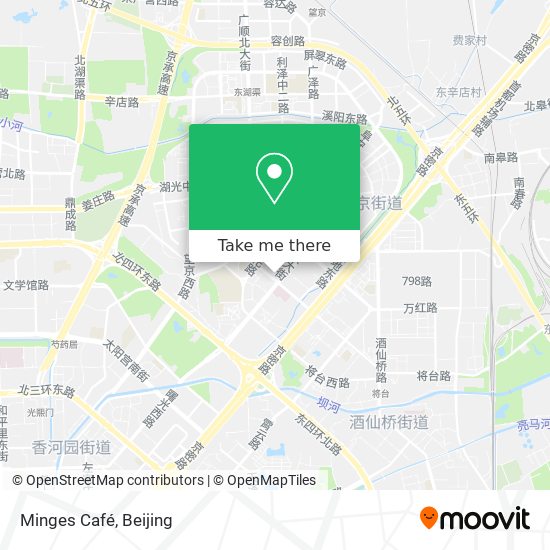 Minges Café map