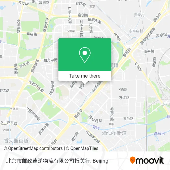 北京市邮政速递物流有限公司报关行 map