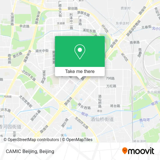 CAMIC Beijing map