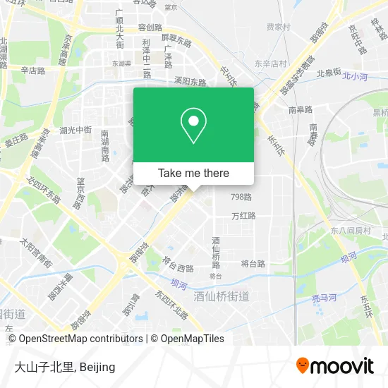 大山子北里 map