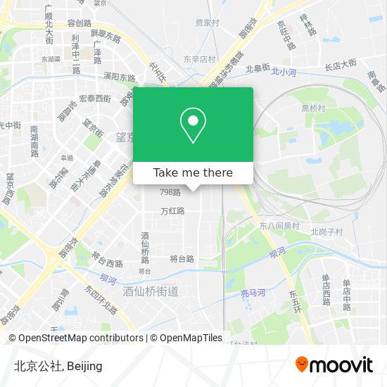 北京公社 map