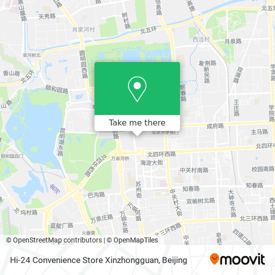 Hi-24 Convenience Store Xinzhongguan map