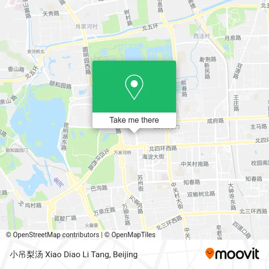 小吊梨汤 Xiao Diao Li Tang map