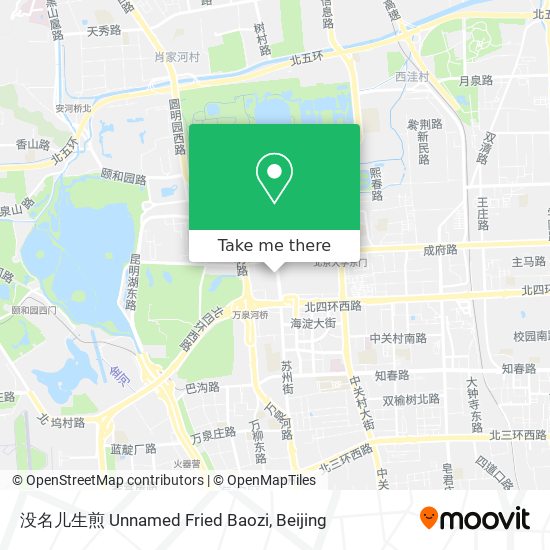 没名儿生煎 Unnamed Fried Baozi map