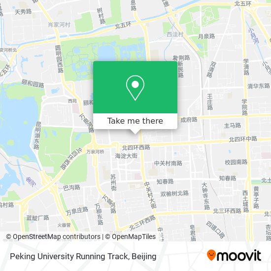 Peking University Running Track map