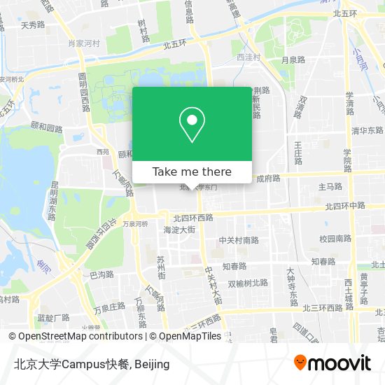北京大学Campus快餐 map