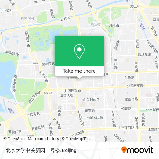 北京大学中关新园二号楼 map