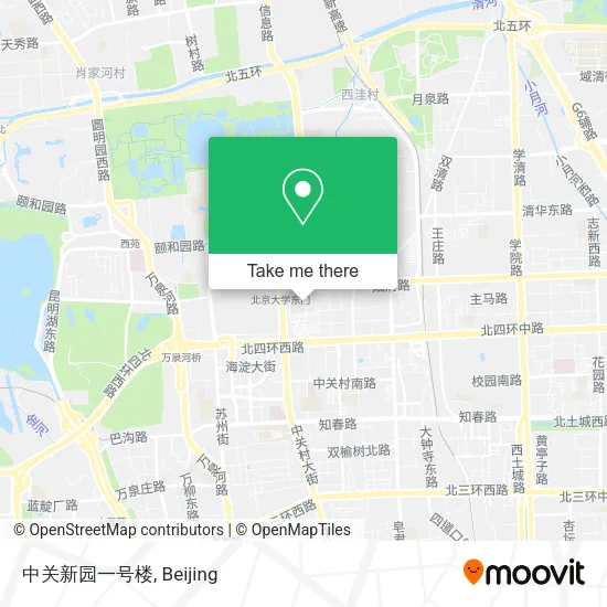 中关新园一号楼 map
