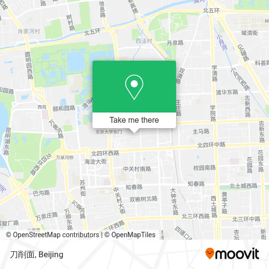 刀削面 map