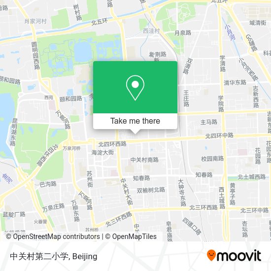中关村第二小学 map