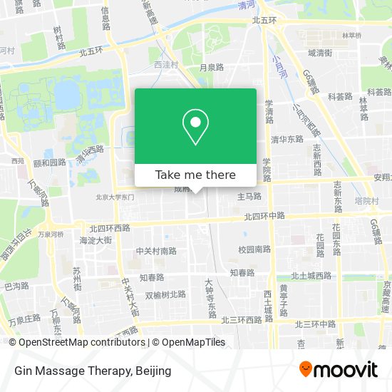 Gin Massage Therapy map