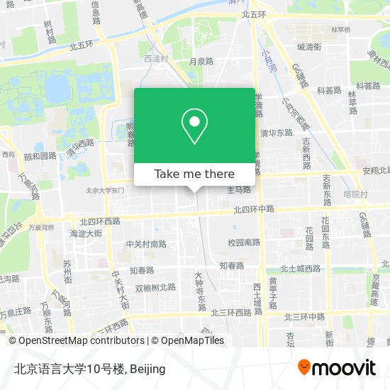 北京语言大学10号楼 map