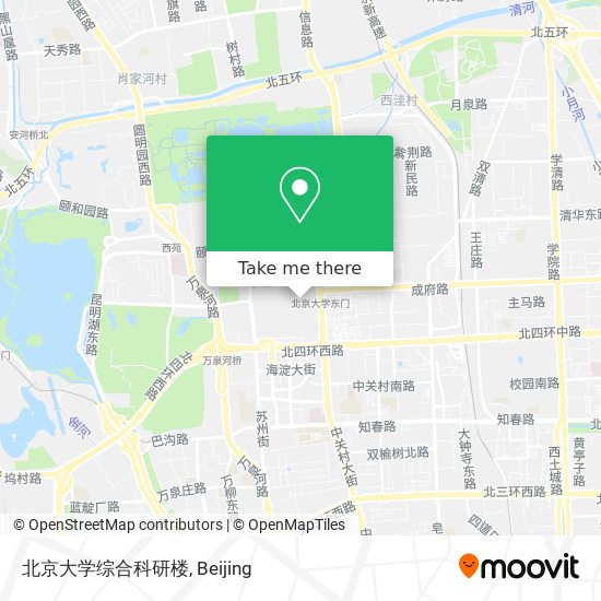 北京大学综合科研楼 map