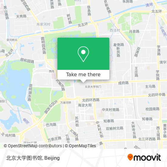 北京大学图书馆 map