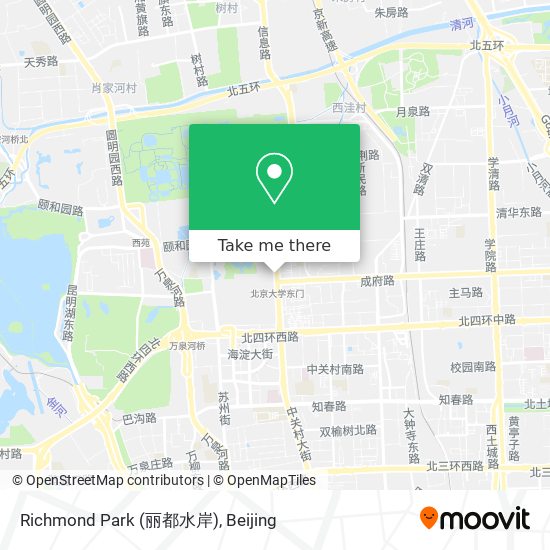 Richmond Park (丽都水岸) map