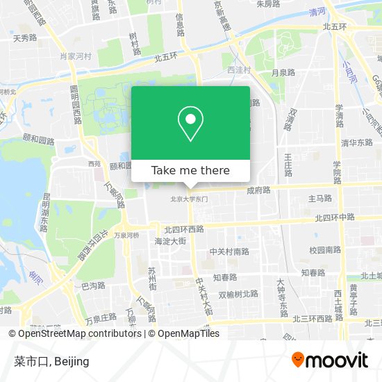 菜市口 map