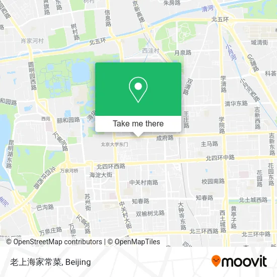 老上海家常菜 map