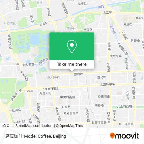 磨豆咖啡 Model Coffee map
