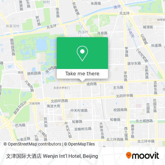 文津国际大酒店 Wenjin Int'l Hotel map
