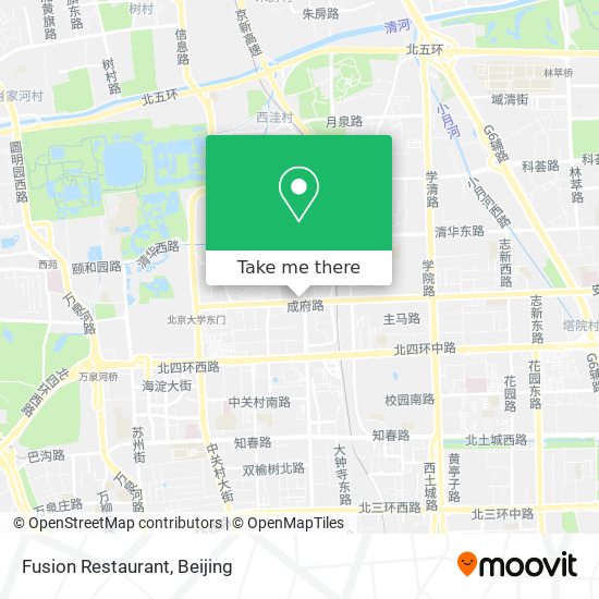 Fusion Restaurant map